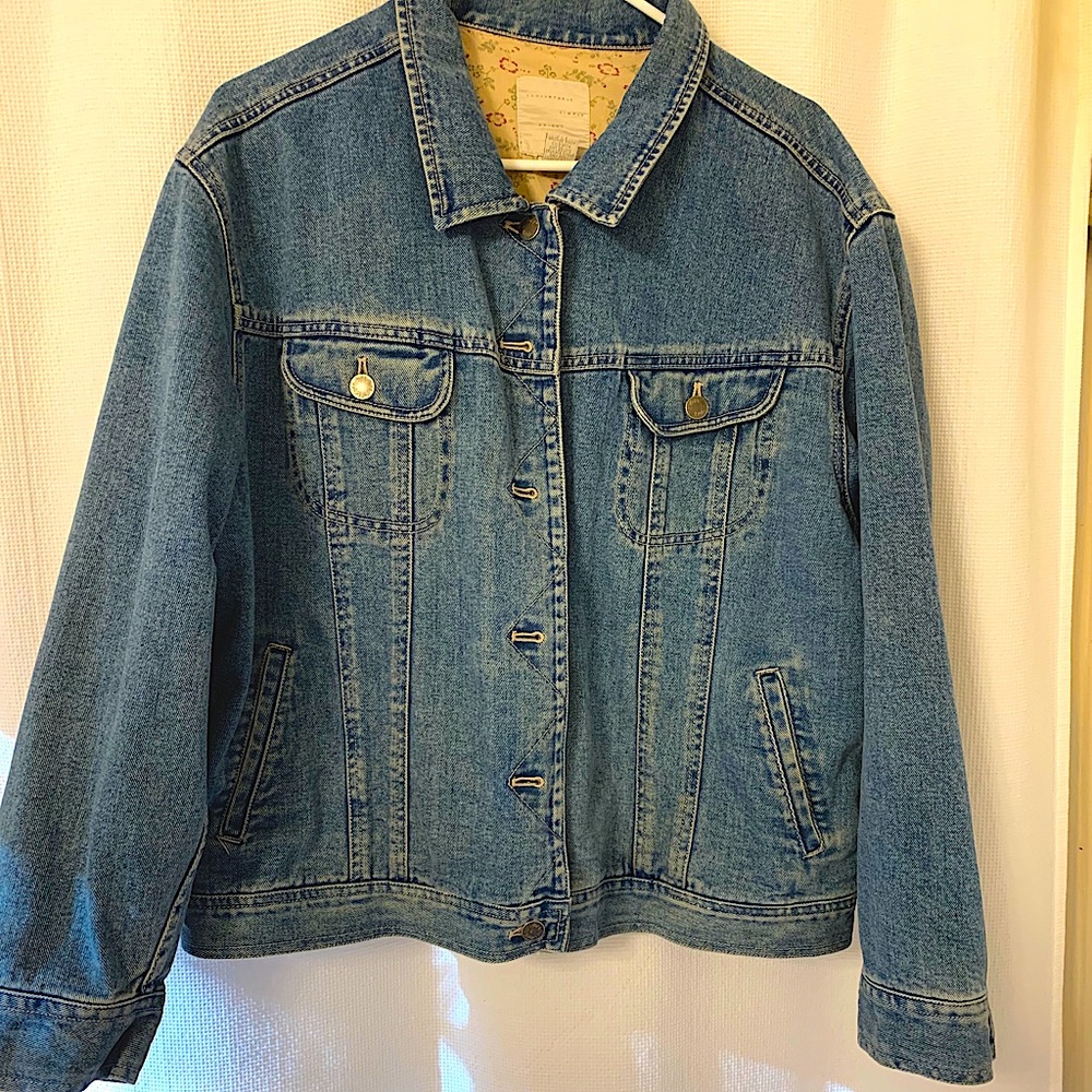 NWT J Jill vintage wash denim jacket
